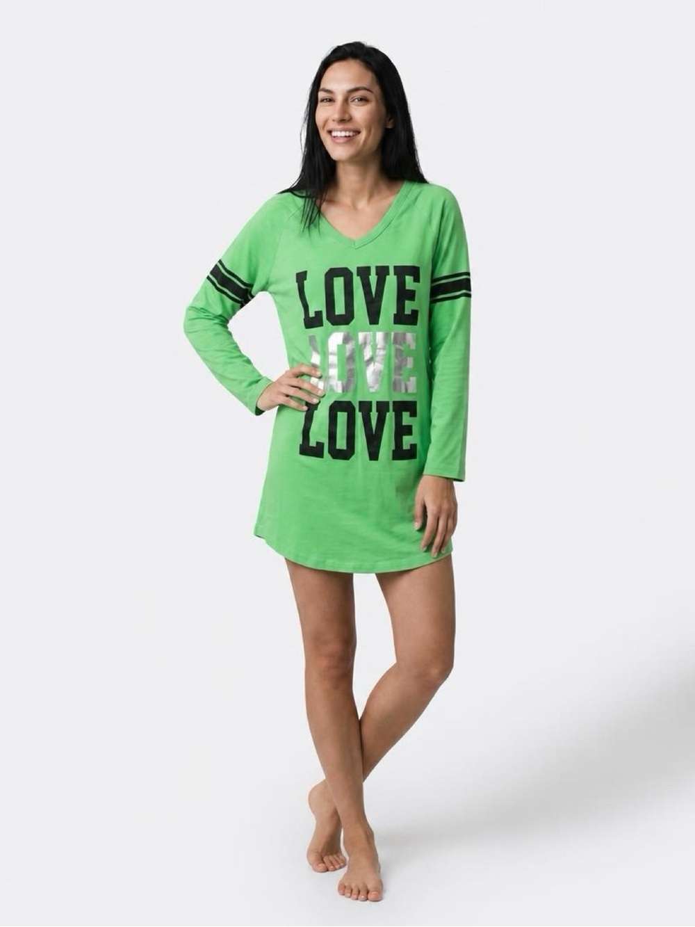 LAZEE Girlz green sleep shirt. Size L